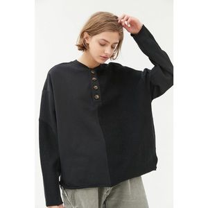 Urban Outfitters BDG Harper Oversized Henley Top